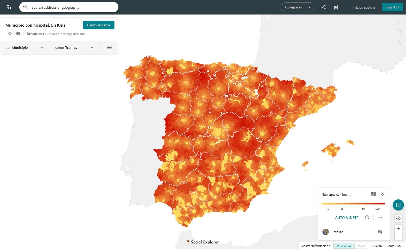 ¡Nueva base de datos! Explora las distancias que es necesario recorrer para acceder a servicios fundamentales según el municipio de residencia